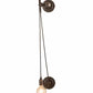 Meyda Lighting Alva 7" Oil Rubbed Bronze Bartlett Wall Sconce