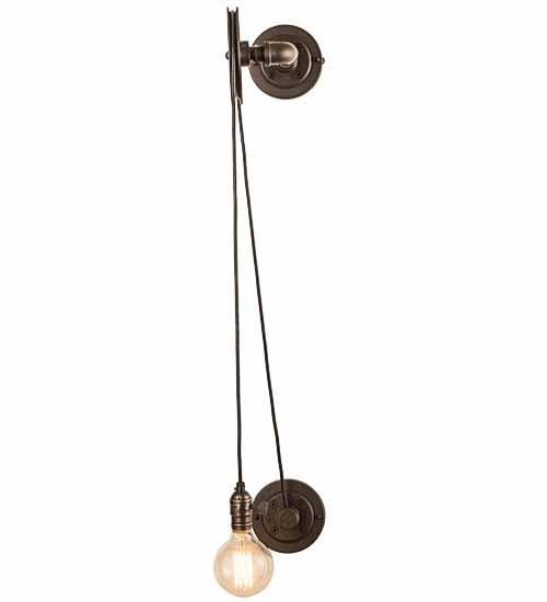 Meyda Lighting Alva 7" Oil Rubbed Bronze Bartlett Wall Sconce
