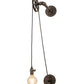 Meyda Lighting Alva 7" Oil Rubbed Bronze Bartlett Wall Sconce