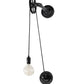 Meyda Lighting Alva 7" Oxidized Steel Bartlett Wall Sconce