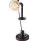 Meyda Lighting Alva 7" Oxidized Steel Bartlett Wall Sconce