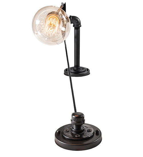 Meyda Lighting Alva 7" Oxidized Steel Bartlett Wall Sconce