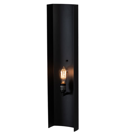 Meyda Lighting Alva 7" Solar Black Wall Sconce