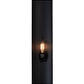 Meyda Lighting Alva 7" Solar Black Wall Sconce