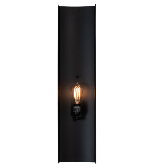 Meyda Lighting Alva 7" Solar Black Wall Sconce