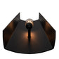 Meyda Lighting Alva 7" Solar Black Wall Sconce