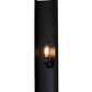 Meyda Lighting Alva 7" Solar Black Wall Sconce