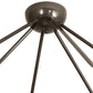 Meyda Lighting Alva 76" 12-Light Black Fox Glossy Asta Chandelier
