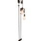 Meyda Lighting Alva 9" 2-Light Industrial Steel Bartlett Wall Sconce