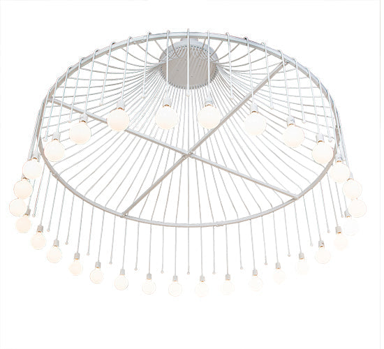Meyda Lighting Alva 96" 30-Light Gloss White Chandelier