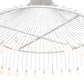 Meyda Lighting Alva 96" 30-Light Gloss White Chandelier