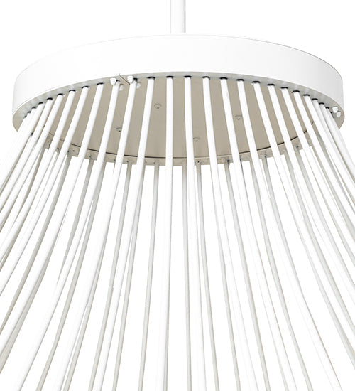 Meyda Lighting Alva 96" 30-Light Gloss White Chandelier