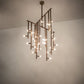 Meyda Lighting Alva Babylon 48" 40-Light Vintage Brass Chandelier