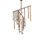 Meyda Lighting Alva Babylon 48" 40-Light Vintage Brass Chandelier