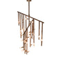 Meyda Lighting Alva Babylon 48" 40-Light Vintage Brass Chandelier