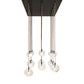 Meyda Lighting Alva Orb 80" 18-Light Bronze Cascading Chandelier With Clear Globe Shade Glass
