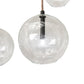 Meyda Lighting Alva Orb 80" 18-Light Bronze Cascading Chandelier With Clear Globe Shade Glass