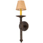 Meyda Lighting Amada 5" Antiquity Wall Sconce With Brown Parchment Shade