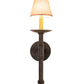 Meyda Lighting Amada 5" Antiquity Wall Sconce With Brown Parchment Shade