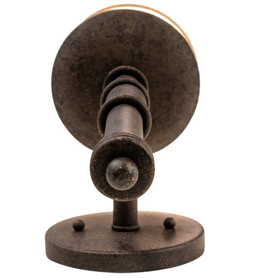 Meyda Lighting Amada 5" Antiquity Wall Sconce With Brown Parchment Shade