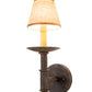 Meyda Lighting Amada 5" Antiquity Wall Sconce With Brown Parchment Shade