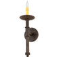 Meyda Lighting Amada 5" Antiquity Wall Sconce With Ivory Faux Candlelight