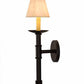 Meyda Lighting Amada 5" Blackwash Wall Sconce With Beige Aged Celadon Shade