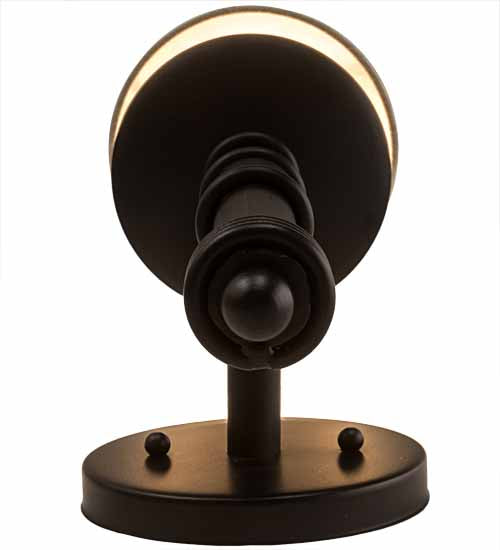 Meyda Lighting Amada 5" Blackwash Wall Sconce With Beige Aged Celadon Shade