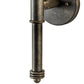 Meyda Lighting Amada 5" Golden Bronze Wall Sconce With Beige Natural Parchment Shade