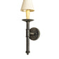 Meyda Lighting Amada 5" Golden Bronze Wall Sconce With Beige Natural Parchment Shade