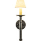 Meyda Lighting Amada 5" Golden Bronze Wall Sconce With Beige Natural Parchment Shade