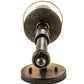 Meyda Lighting Amada 5" Golden Bronze Wall Sconce With Beige Natural Parchment Shade