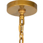 Meyda Lighting Amaury 36" 10-Light Transparent Gold Over Nickel Chandelier With Ivory Faux Candlelight