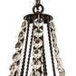 Meyda Lighting Amaury 56" 21-Light 3-Tier Oil Rubbed Bronze Chandelier With White Parchment Shade