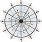Meyda Lighting Amaury 56" 21-Light 3-Tier Oil Rubbed Bronze Chandelier With White Parchment Shade