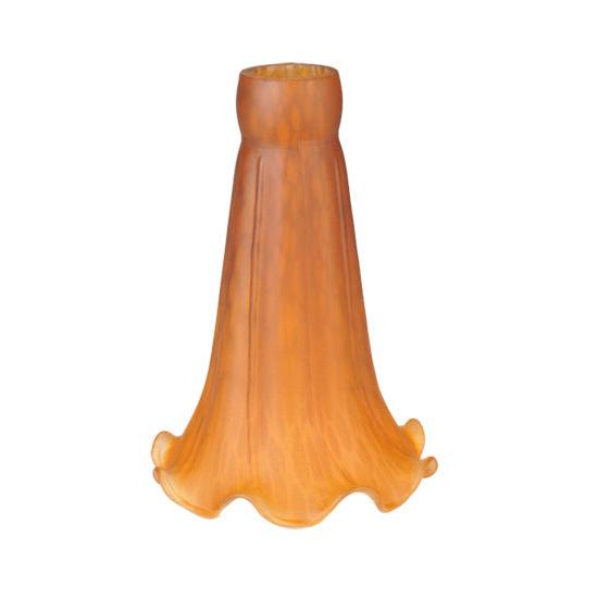 Meyda Lighting Amber Pond Lily 3" Amber Shade Glass