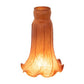 Meyda Lighting Amber Pond Lily 4" Amber Shade Glass