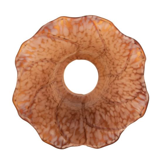 Meyda Lighting Amber Pond Lily 4" Amber Shade Glass