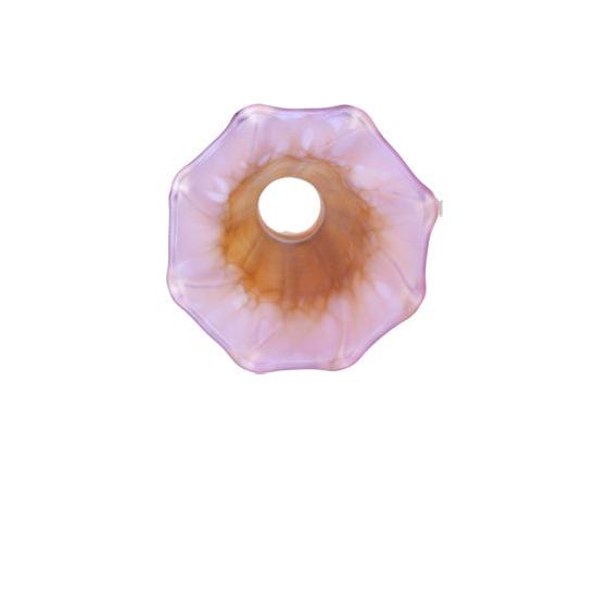 Meyda Lighting Amber/Purple Pond Lily 3" Amber & Purple Shade Glass