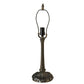 Meyda Lighting Americana 21" Mahogany Bronze Table Lamp With Spectrum Beige & Currier Ives Shade Glass
