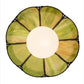 Meyda Lighting Anabelle 18" Craftsman Brown Pendant Light With Avocado Art Shade Glass