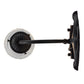 Meyda Lighting Anchor 6" Wrought Iron Wall Sconce With Clear Shade Glass