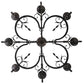 Meyda Lighting Andorra 42" 8-Light Classic Rust Chandelier With Ivory Faux Candlelight