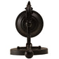 Meyda Lighting Andorra 5" Blackwash Wall Sconce With Ivory Faux Candlelight
