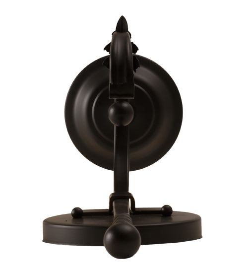 Meyda Lighting Andorra 5" Blackwash Wall Sconce With Ivory Faux Candlelight