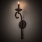 Meyda Lighting Andorra 5" Cajun Spice Wall Sconce With Faux Candlelight