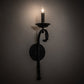 Meyda Lighting Andorra 5" Gunmetal Wall Sconce