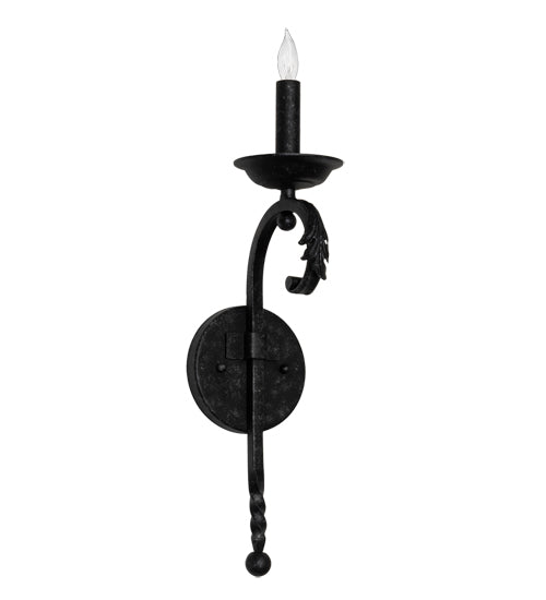 Meyda Lighting Andorra 5" Gunmetal Wall Sconce