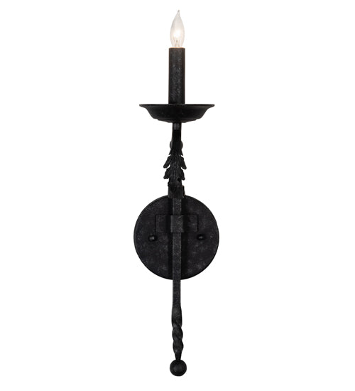 Meyda Lighting Andorra 5" Gunmetal Wall Sconce