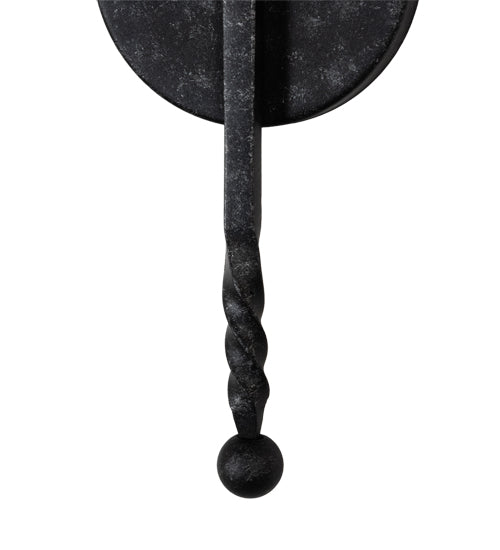 Meyda Lighting Andorra 5" Gunmetal Wall Sconce